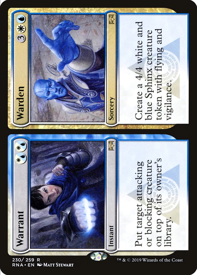 Warrant // Warden [Ravnica Allegiance]-1