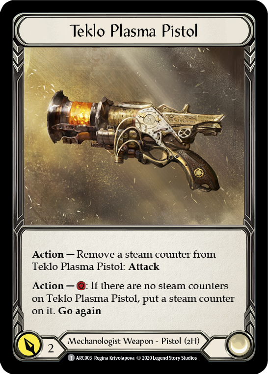 Runechant // Teklo Plasma Pistol [U-ARC112T // U-ARC003] (Arcane Rising Unlimited)  Unlimited Normal-2