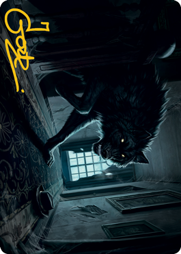 Primal Adversary Art Card (Gold-Stamped Signature) [Innistrad: Midnight Hunt Art Series]-1