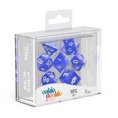 Oakie Doakie Dice RPG Set Translucent - Blue (7)-1