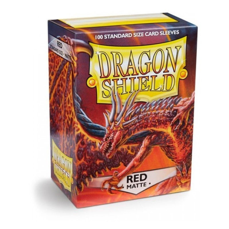 Sleeves - Dragon Shield - Box 100 - Red MATTE-1