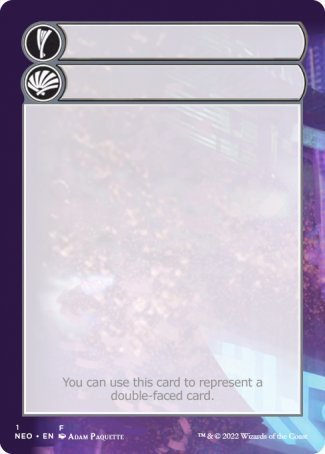Helper Card (1/9) [Kamigawa: Neon Dynasty Tokens]-1