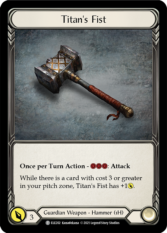 Embodiment of Lightning // Titan's Fist [ELE202] (Tales of Aria)  1st Edition Normal-2