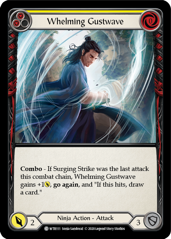 Whelming Gustwave (Yellow) [U-WTR111] (Welcome to Rathe Unlimited)  Unlimited Rainbow Foil-1