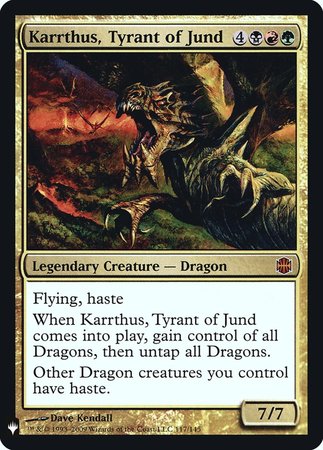 Karrthus, Tyrant of Jund [Mystery Booster Retail Edition Foils]-1