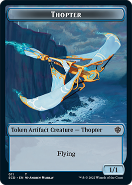 Bird // Thopter Double-Sided Token [Starter Commander Decks]-2