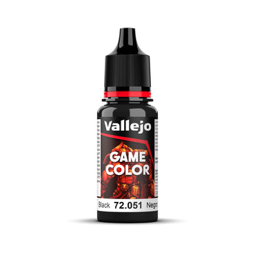 Vallejo Game Color Black 18ml Acrylic Paint