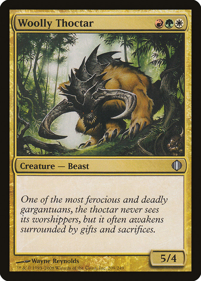 Woolly Thoctar [Shards of Alara]-1
