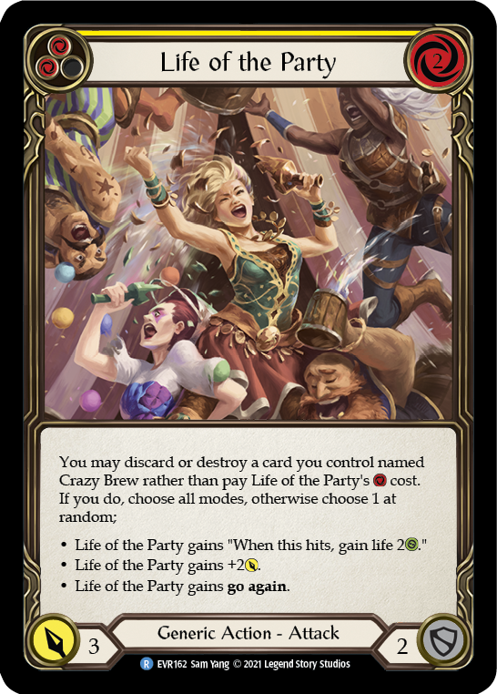Life of the Party (Yellow) [EVR162] (Everfest)  1st Edition Normal-1