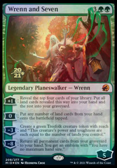 Wrenn and Seven [Innistrad: Midnight Hunt Prerelease Promos]-1