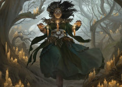 Candlegrove Witch 1 Art Card [Innistrad: Midnight Hunt Art Series]-1