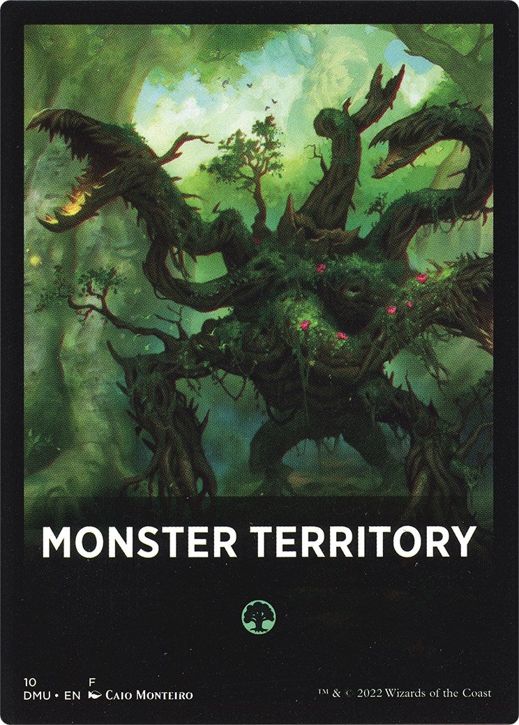 Monster Territory Theme Card [Dominaria United Tokens]-1