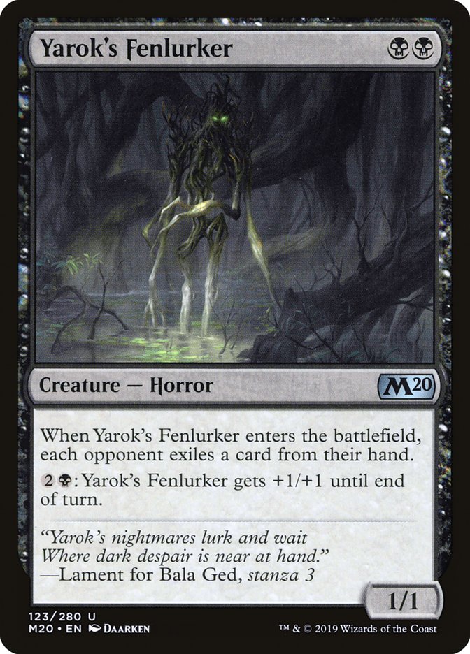 Yarok's Fenlurker [Core Set 2020]-1