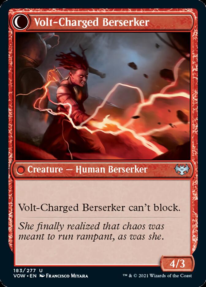 Voltaic Visionary // Volt-Charged Berserker [Innistrad: Crimson Vow]-2