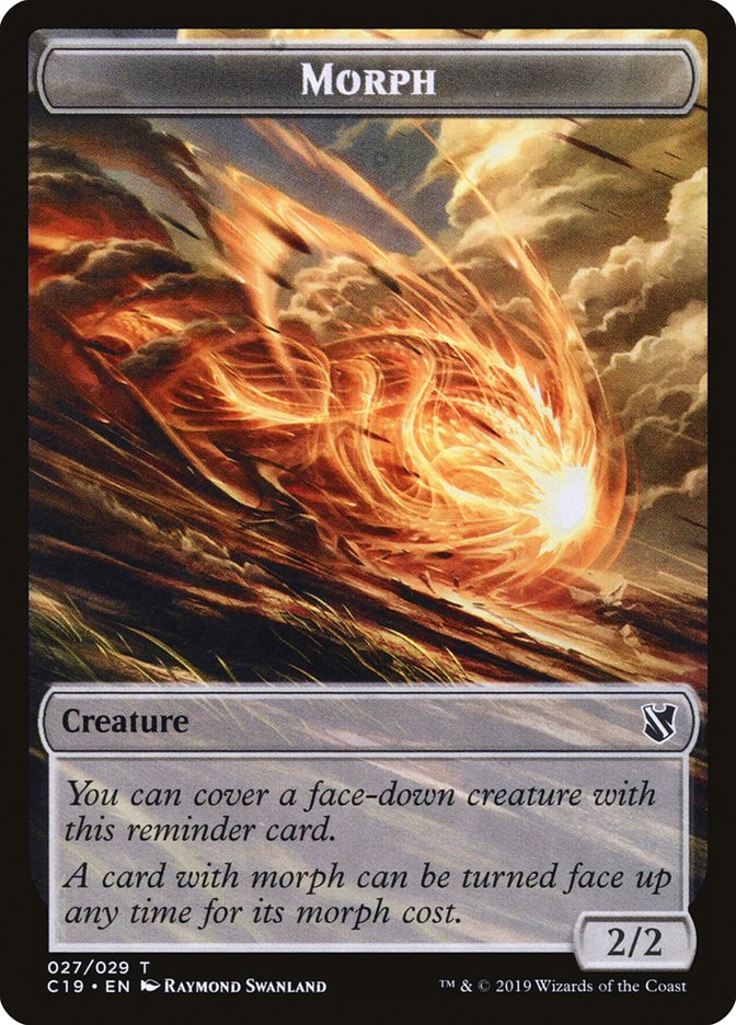 Plant // Morph Double-Sided Token [Commander 2019 Tokens]-2