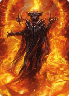 Sauron, the Dark Lord Art Card [The Lord of the Rings: Tales of Middle-earth Art Series]-1