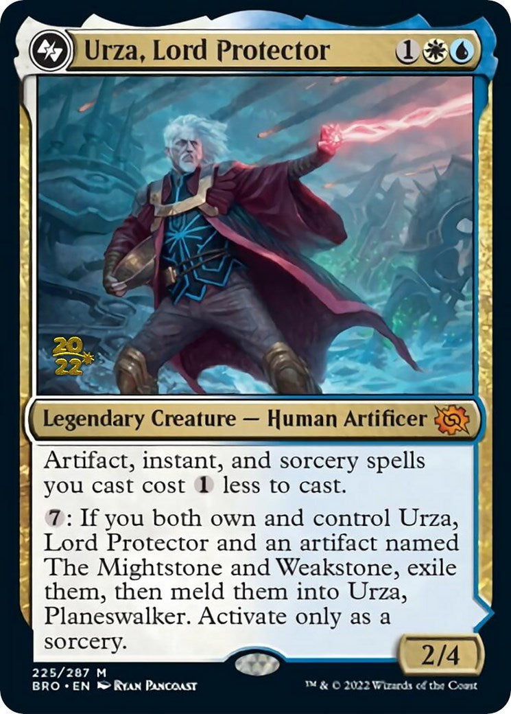 Urza, Lord Protector [The Brothers' War Prerelease Promos]-1