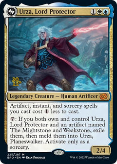 Urza, Lord Protector [The Brothers' War Prerelease Promos]-1
