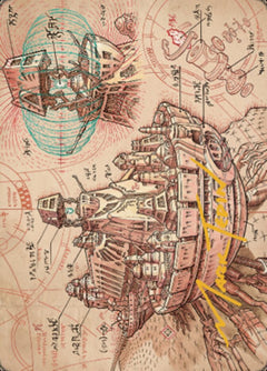 Defense Grid Art Card (Gold-Stamped Signature) [The Brothers' War Art Series]-1