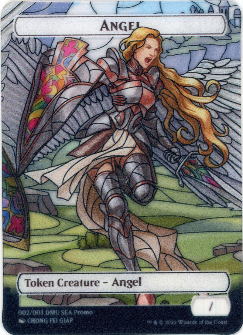 Angel Token (SEA Exclusive) [Dominaria United Tokens]-1