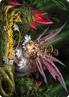 Placid Rottentail Art Card (Gold-Stamped Signature) [March of the Machine Art Series]-1