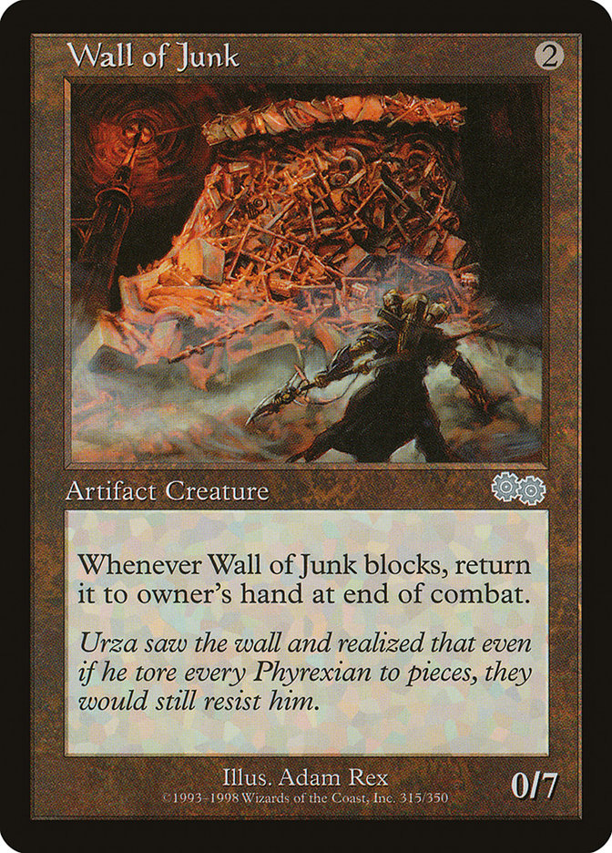 Wall of Junk [Urza's Saga]-1
