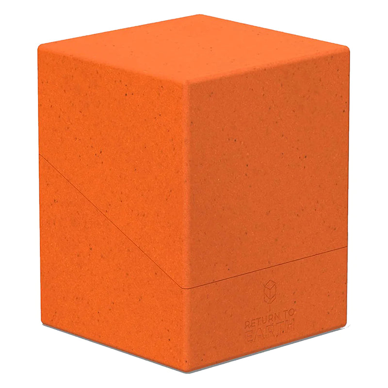 Ultimate Guard Return to Earth Boulder 100+ Deck Box Orange-2