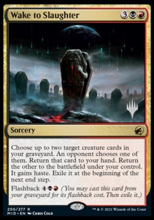 Wake to Slaughter (Promo Pack) [Innistrad: Midnight Hunt Promos]-1
