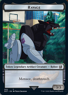 Powerstone // Ravage Double-Sided Token [The Brothers' War Tokens]-2
