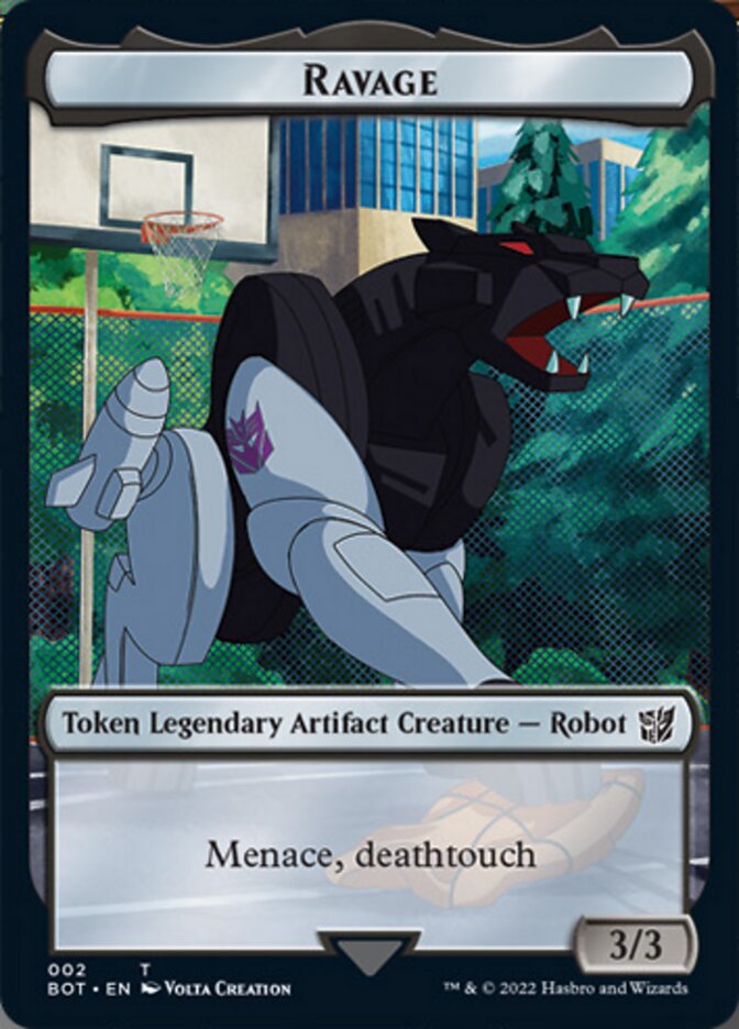 Powerstone // Ravage Double-Sided Token [The Brothers' War Tokens]-2