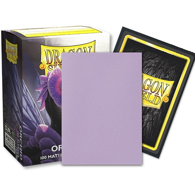 Sleeves - Dragon Shield - Box 100 - Standard Size Dual Matte Orchid Purple Emme-1
