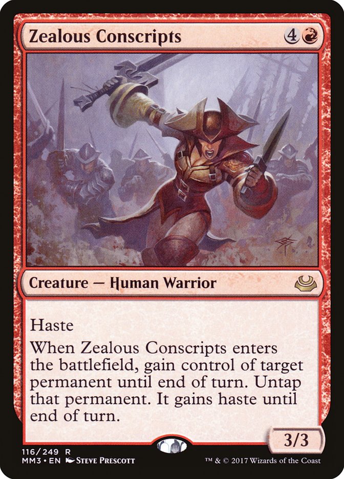 Zealous Conscripts [Modern Masters 2017]-1