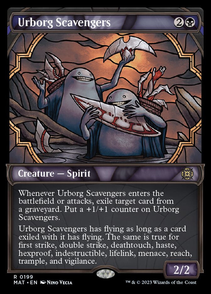 Urborg Scavengers (Showcase Halo Foil) [March of the Machine: The Aftermath]-1