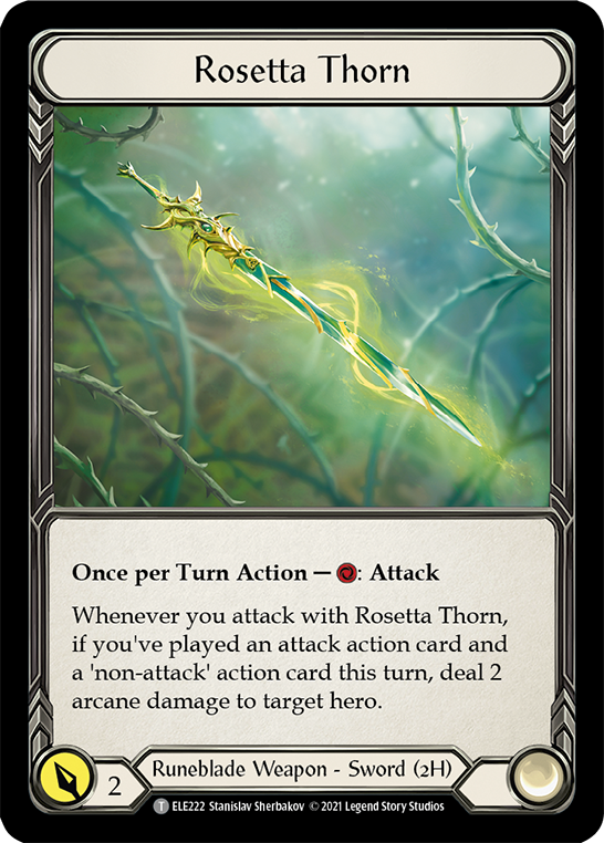Seismic Surge // Rosetta Thorn [ELE212] (Tales of Aria)  1st Edition Normal-2