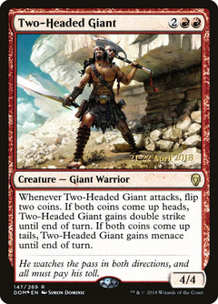 Two-Headed Giant [Dominaria Prerelease Promos]-1