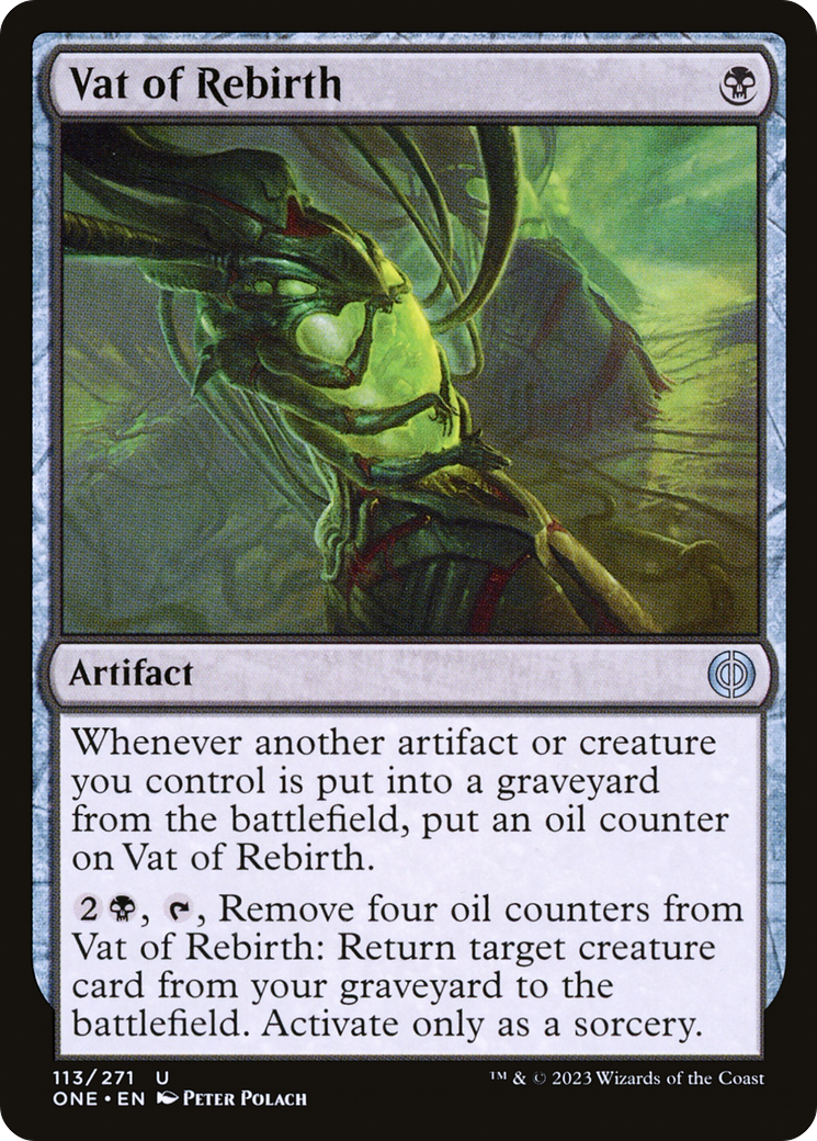 Vat of Rebirth [Phyrexia: All Will Be One]-1