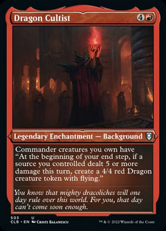 Dragon Cultist (Foil Etched) [Commander Legends: Battle for Baldur's Gate]-1