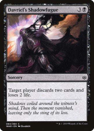 Davriel's Shadowfugue [War of the Spark]-1