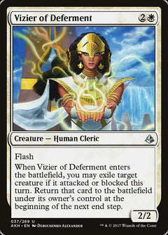 Vizier of Deferment [Amonkhet]-1