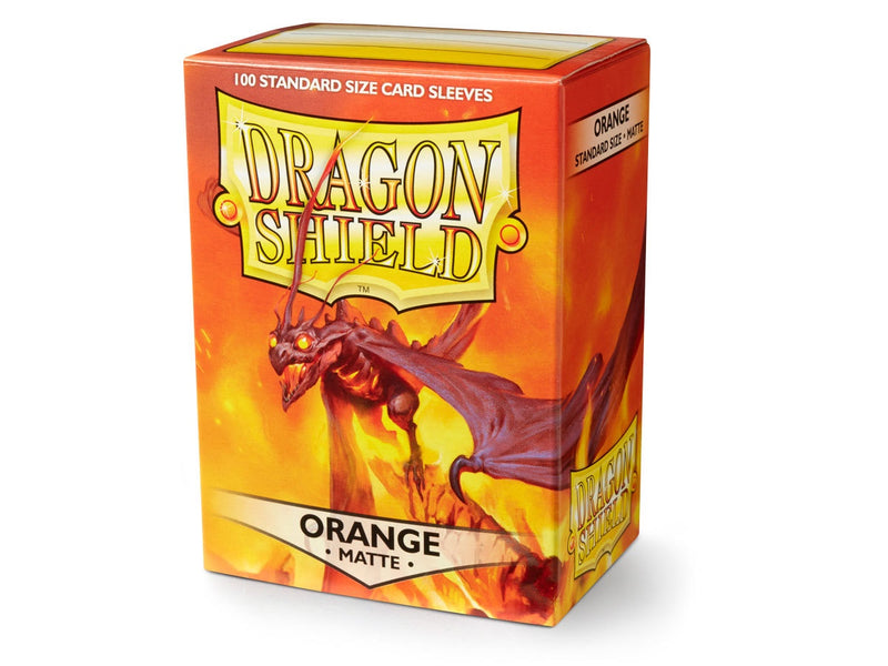 Sleeves - Dragon Shield - Box 100 - Orange MATTE-1