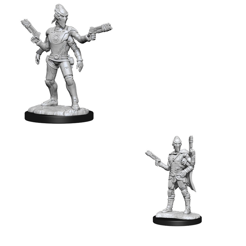 Starfinder Deep Cuts Unpainted Miniatures Kasatha Operative-1