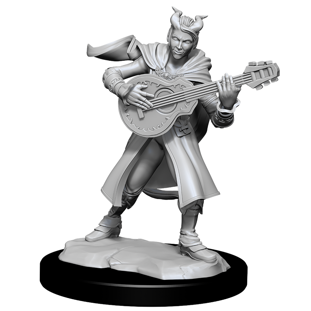 D&D Nolzurs Marvelous Unpainted Miniatures Tiefling Bard Female