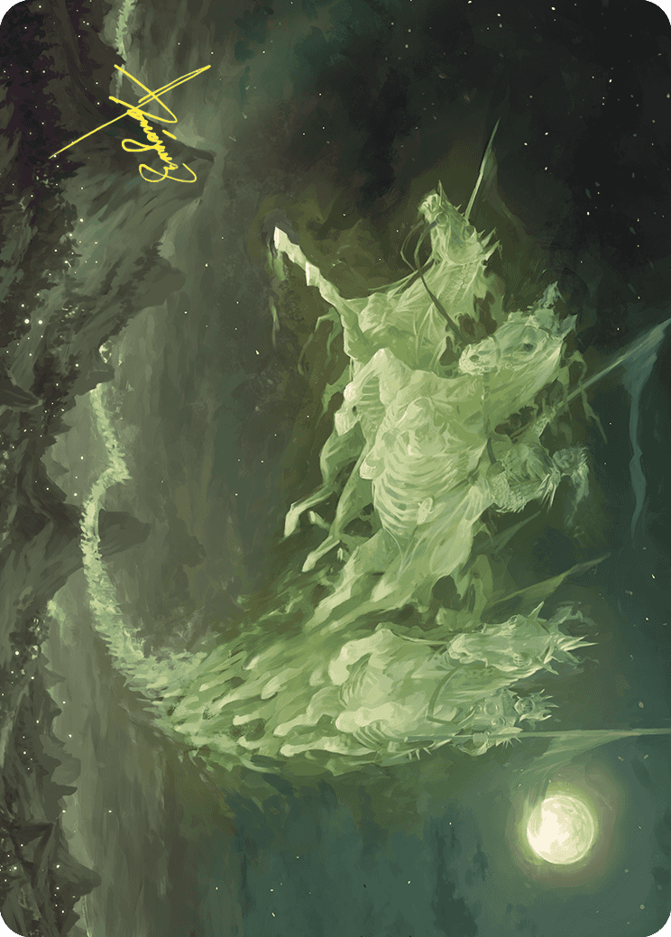 Moonshaker Cavalry Art Card (Gold-Stamped Signature) [Wilds of Eldraine Art Series]-1
