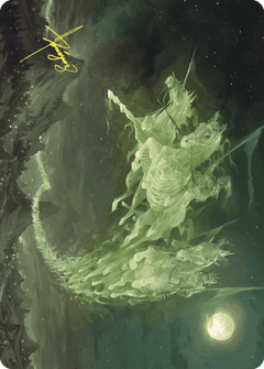 Moonshaker Cavalry Art Card (Gold-Stamped Signature) [Wilds of Eldraine Art Series]-1