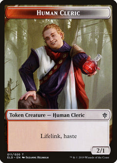 Human Cleric Token [Throne of Eldraine Tokens]-1