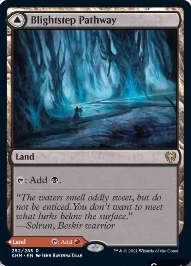 Blightstep Pathway // Searstep Pathway [Kaldheim]-1