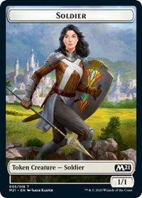 Soldier // Weird Double-Sided Token [Core Set 2021 Tokens]-1