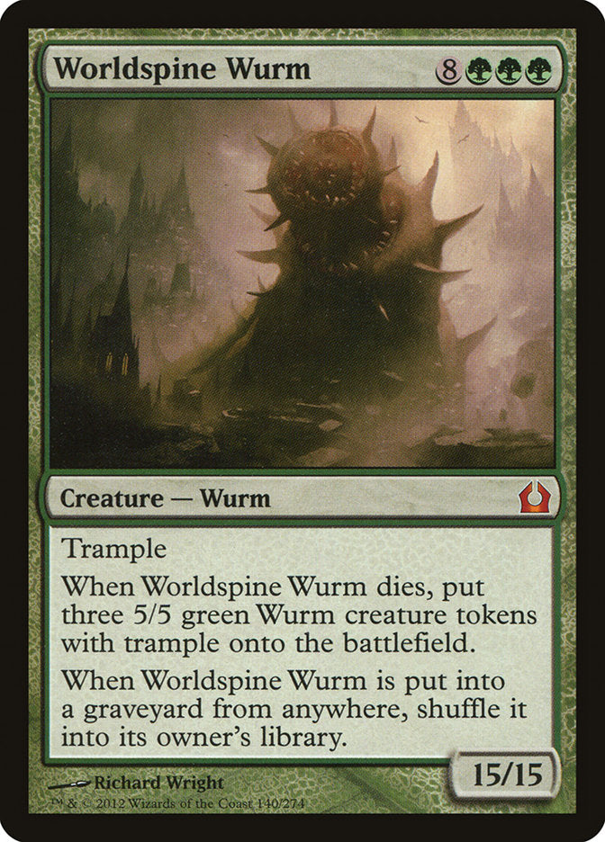 Worldspine Wurm [Return to Ravnica]-1