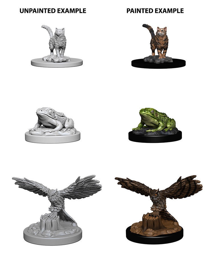 WizKids Deep Cuts Unpainted Miniatures Familiars-1