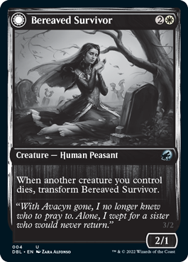 Bereaved Survivor // Dauntless Avenger [Innistrad: Double Feature]-1